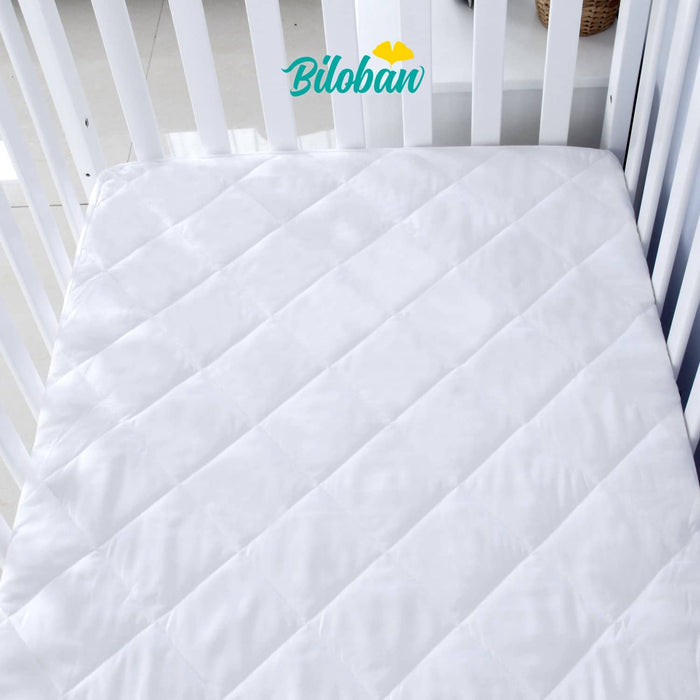 Zippered Crib Mattress Protector - Breathable 6 Side Fully Encased - Biloban Online Store