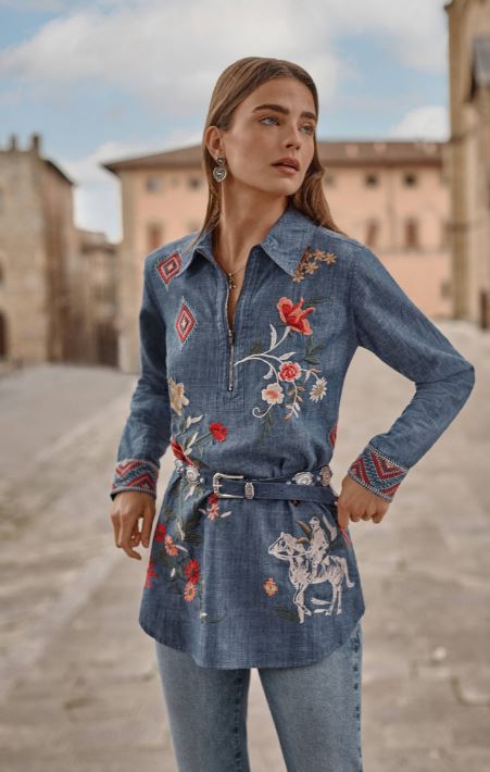 ZIPUP SHIRT TUNIC