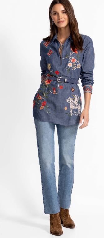 ZIPUP SHIRT TUNIC