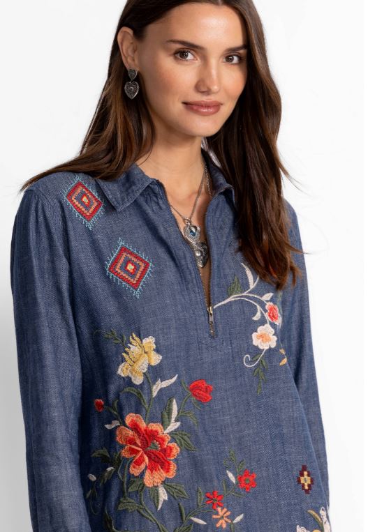 ZIPUP SHIRT TUNIC